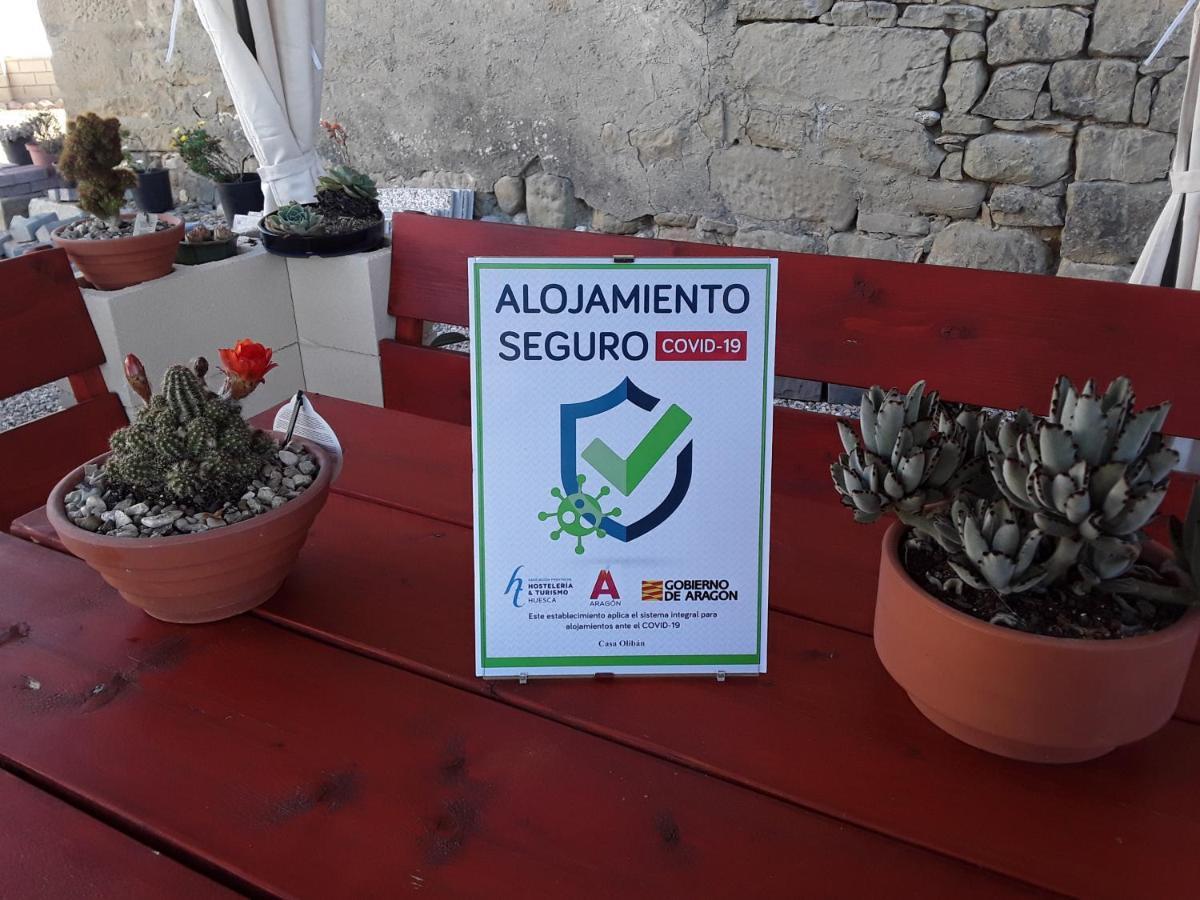 Gasthaus Casa Oliban Arbaniés Exterior foto